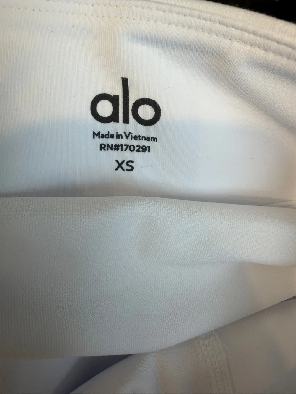 ALO Yoga crisp white